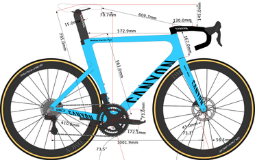Canyon road bike clearance size chart