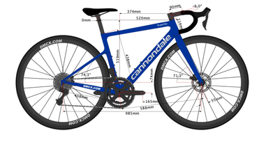 Cannondale SuperSix EVO Sizes and Specifications - DMCX Cannondale SuperSix EVO Sizes and Specifications - DMCX