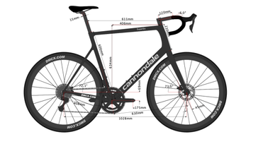 Cannondale SuperSix EVO Sizes and Specifications DMCX