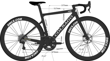 Colnago V4Rs sizes and specifications DMCX