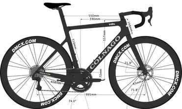 Colnago V4Rs sizes and specifications DMCX