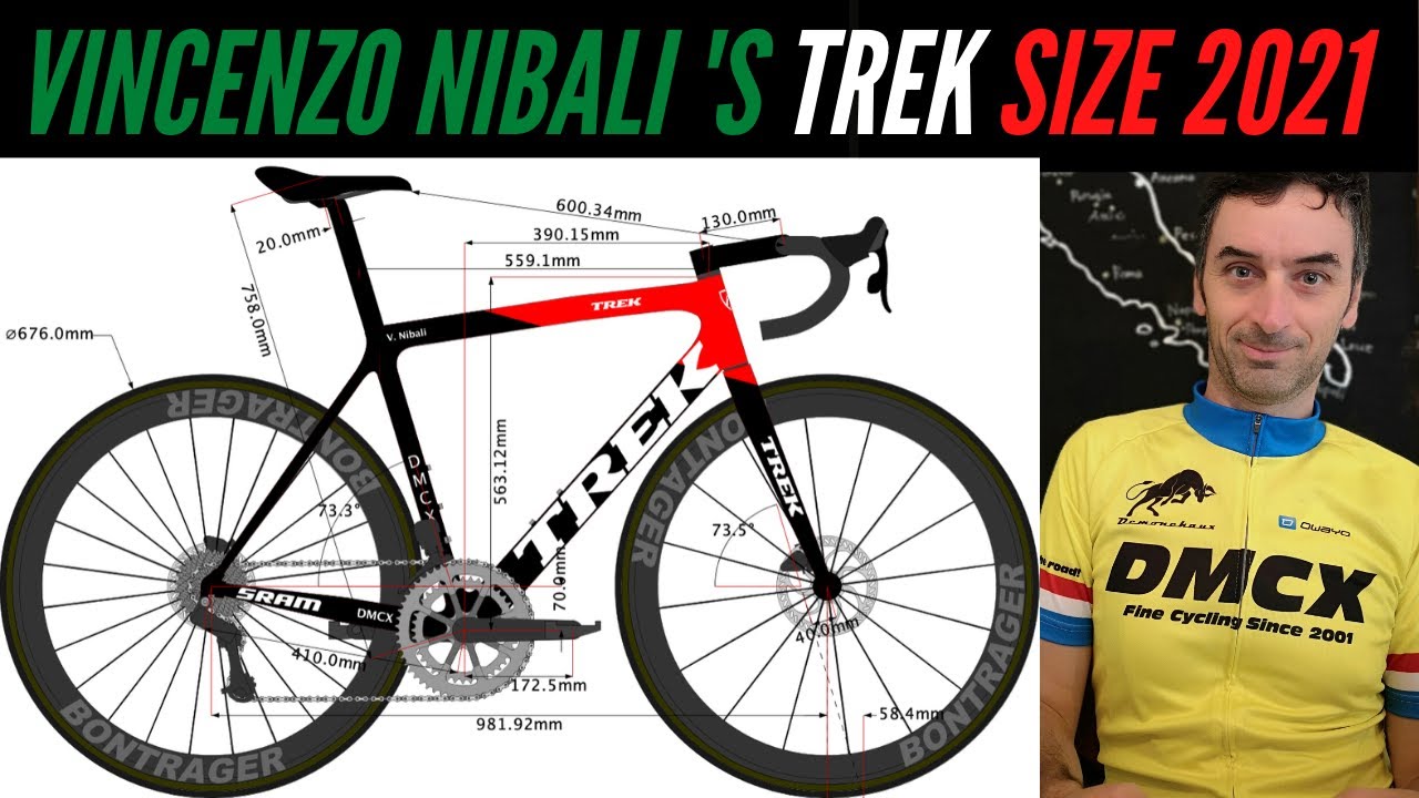 Vincenzo Nibali's 2021 Trek Émonda Bike size - DMCX