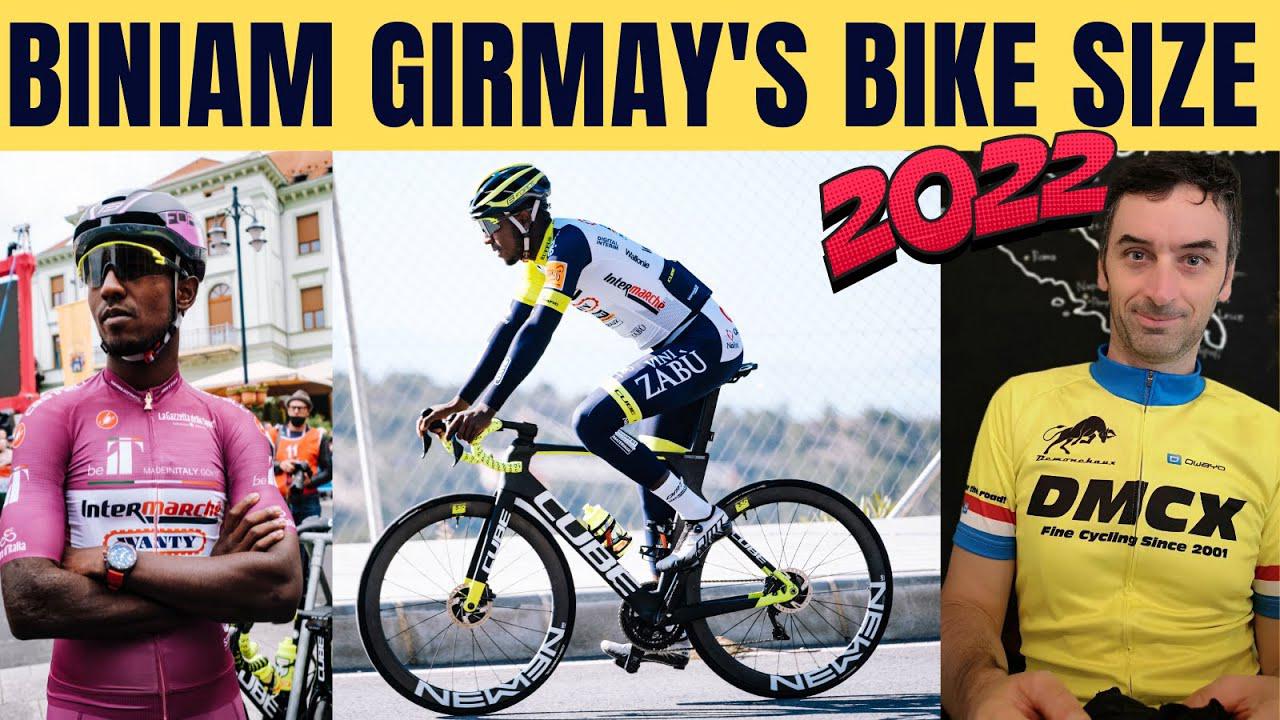 'Video thumbnail for Biniam Girmay bike size 2022'