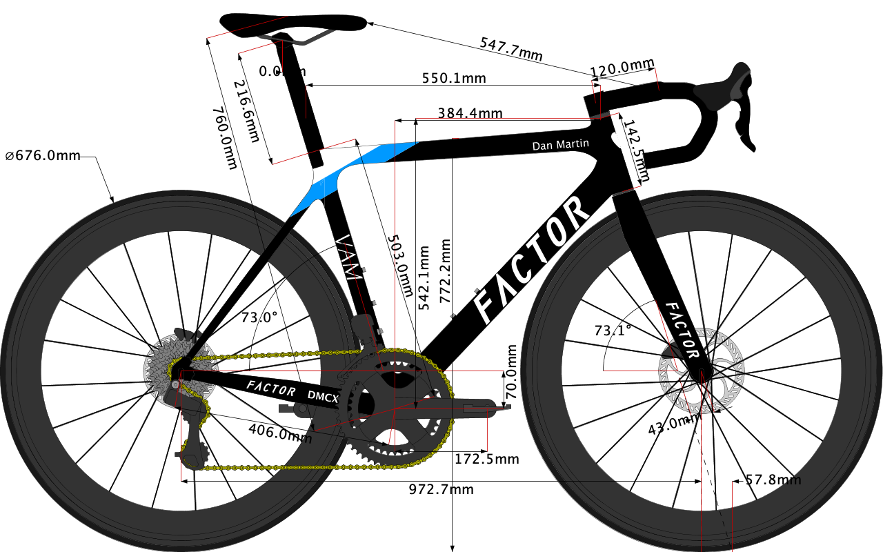 Dan Martin s Bike Size 2020 DMCX Factor O2 VAM