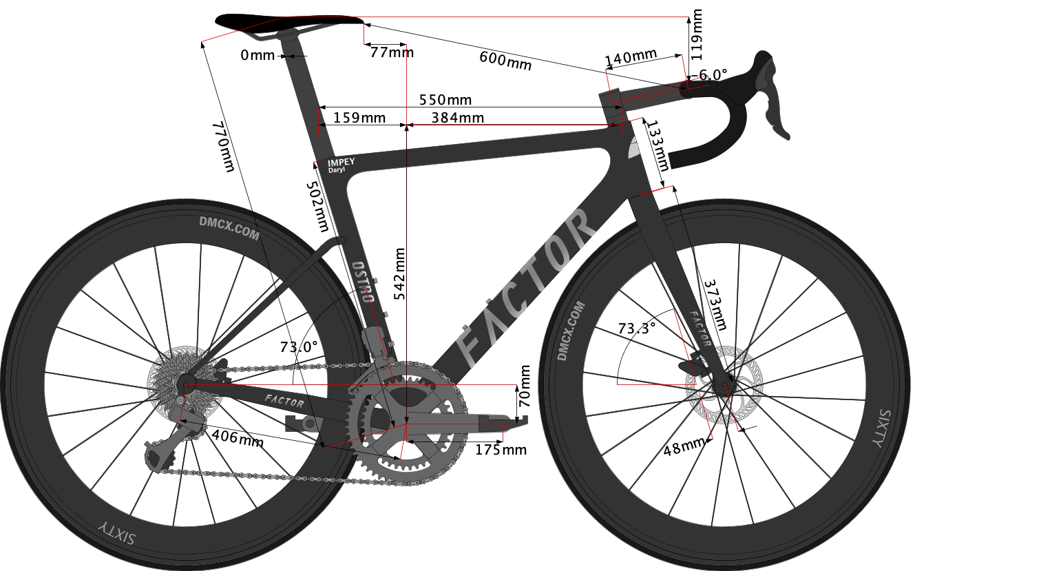 Daryl Impey s 2022 bike size DMCX