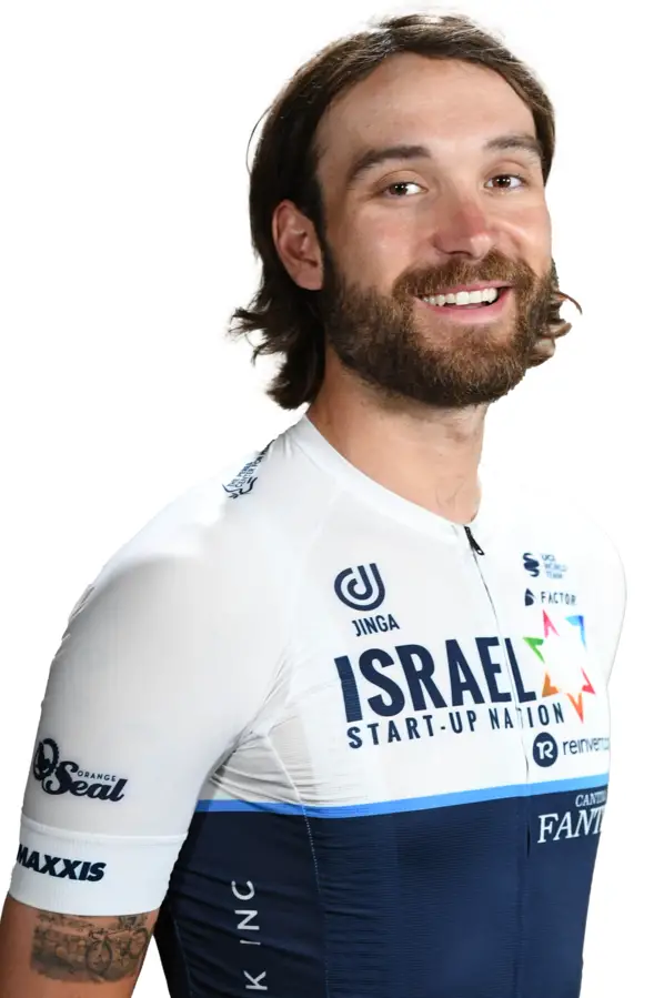 portrait of Rick Zabel from team Israel Premier-Tech on the Tour de France 2021